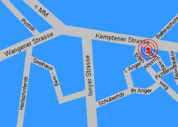 Anfahrtsskizze Leutkirch